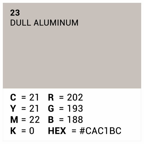 Hintergrundkarton 0,7x10m Dull Aluminium